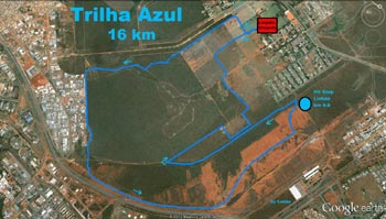 trilha azul