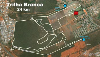 trilha branca