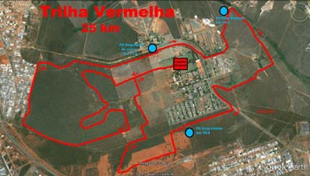 trilha vermelha