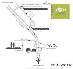 mapa fazenda &aacute;gua linpa-unb