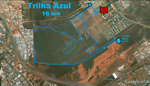 trilha azul