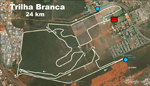 trilha branca