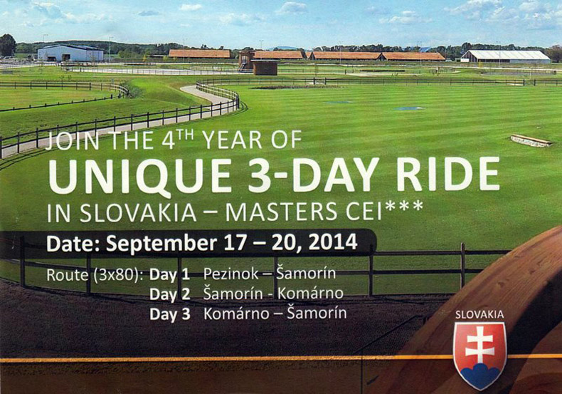 banner 3-day ride in slovakia