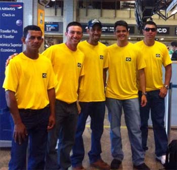 Robson, William, Oswaldo, Alan e Dudu Barreto