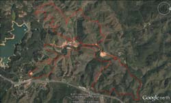 mapa anel vermelho