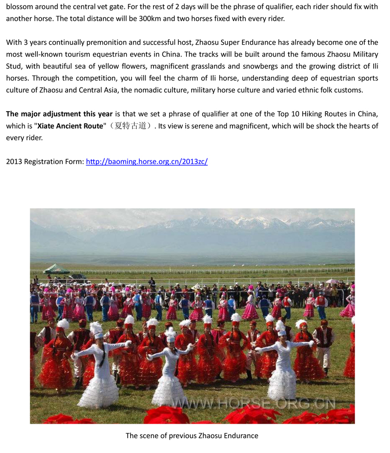 endurance in china