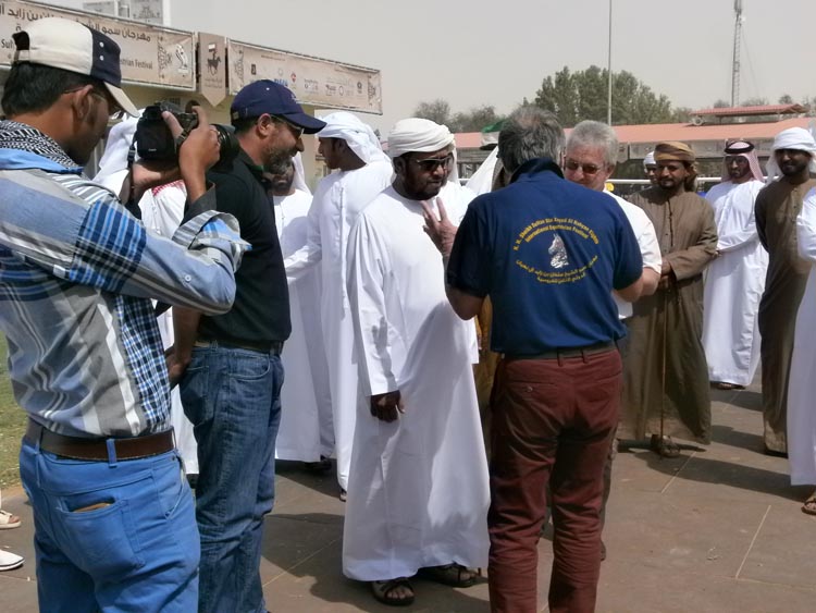 Mustapha Mafoudi, Sh Sultan bin Zayed Al Nahyan, F Kerboul, Ian Williams