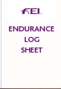 fei endurance log sheet