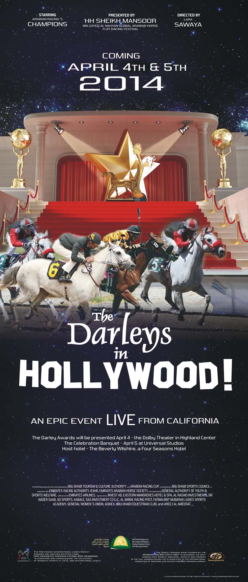 Darley Awards Hollywood banner