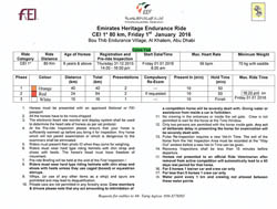 CEI 1* 80 km Emirates Heritage Club Cup