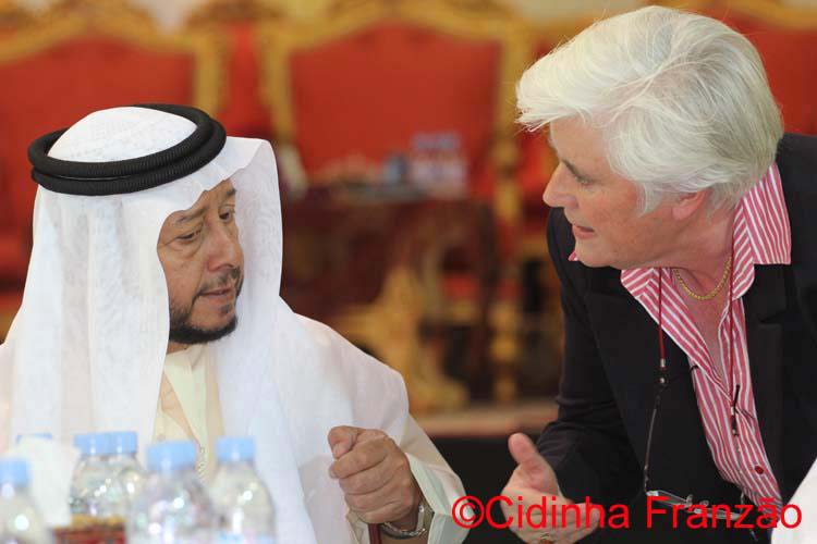 HH Sh Sultan bin Zayed Al Nahyan and Deirdre Hyde
