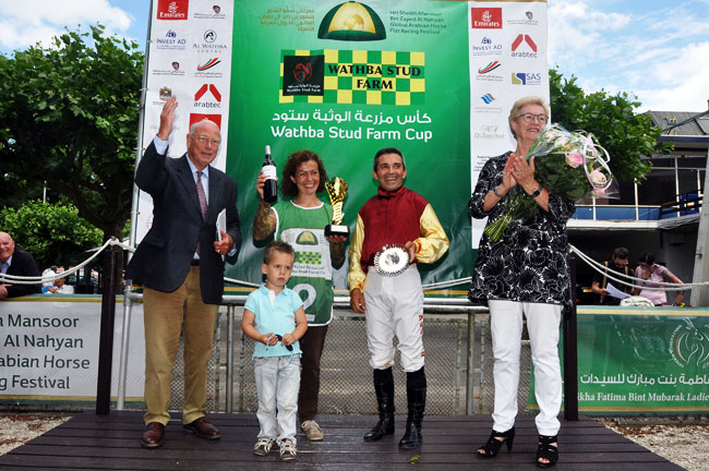 Wathba Stud Farm Cup prize giving