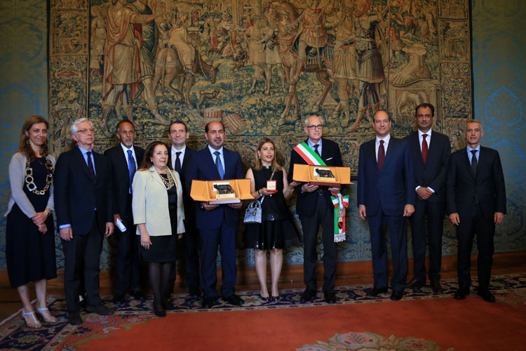 Mayor of Rome honours HH Sheikh Mansoor